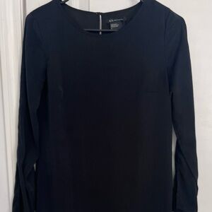 Elegant Black Long Sleeve Dress